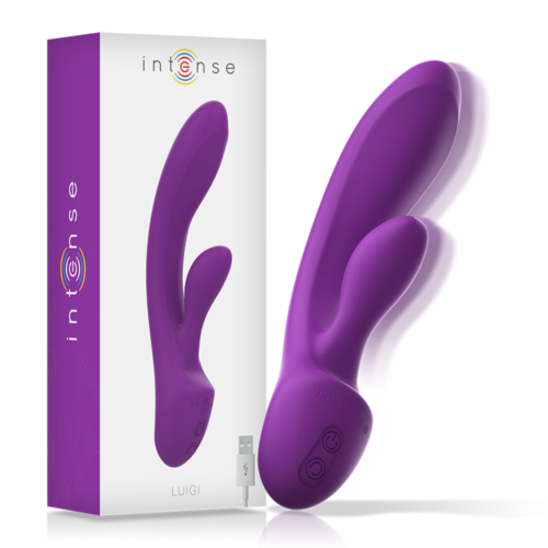 Vibrator INTENSE HIGH TECH Luigi z dvojno stimulacijo