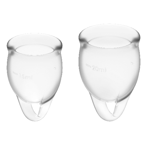 Menstrualna skodelica SATISFYER Feel Confident 15 + 20 ml