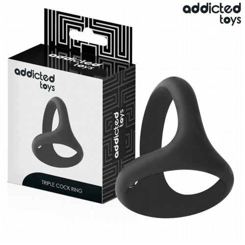 Obroč ADDICTED TOYS Thick Triple za podaljšanje erekcije