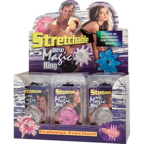 Obroč MAGIC STRECH RING z različnimi stimulacijami