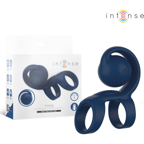 Obroč za penis INTENSE FOR HIM Tyson z vibrirajočo kroglo