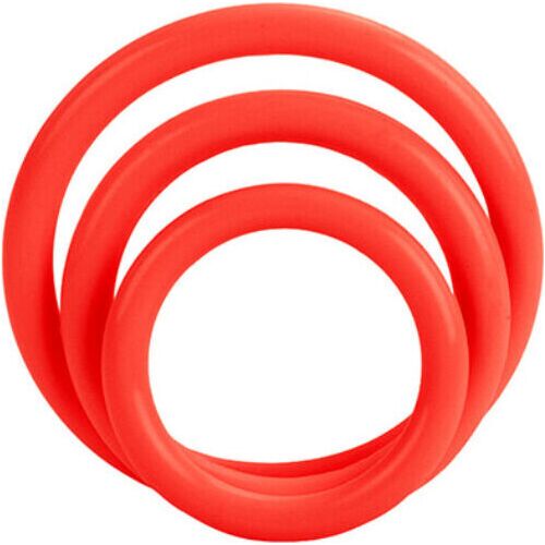 Obroči CALEXOTICS Set Tri Obroče za Močne Erekcije