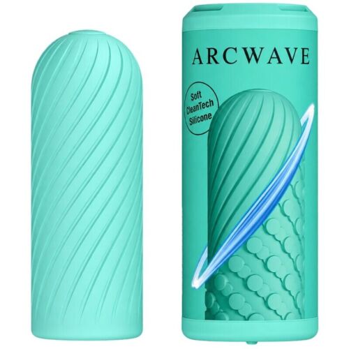 ARCWAVE GHOST silikonski masturbator v metno zeleni barvi z dvema teksturama