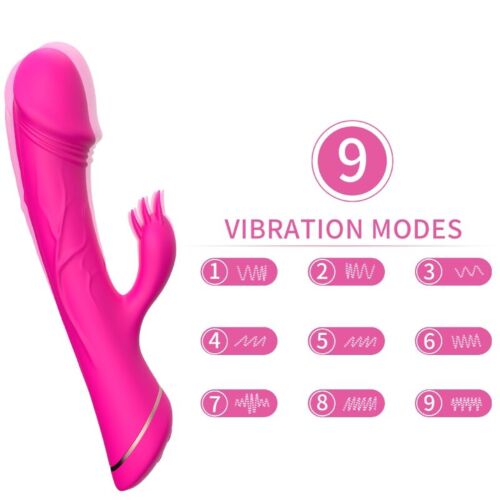 Vibrátor ARMONY Rabbit Dildo z močnimi vibracijami