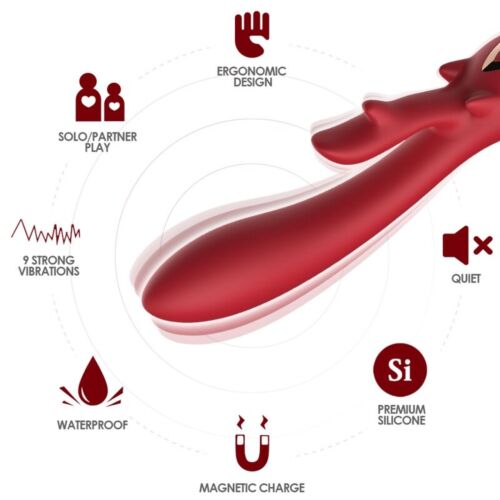 Vibrator ARMONY Elk z ločenimi motorji