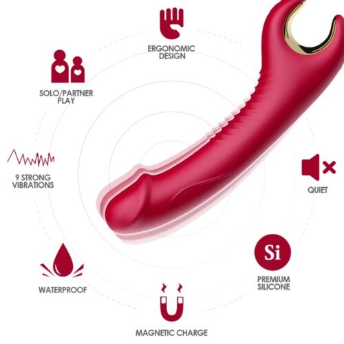 Vibrator ARMONY PRINCE z rotacijo in vibracijami