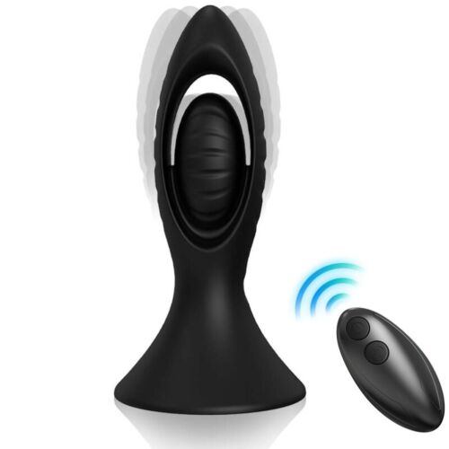 Plug anal AVORMALY z vibracijo in široko bazo