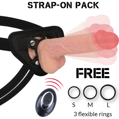 Pas s vibratorjem Rock Army Apache 20.5 cm z naravnim občutkom