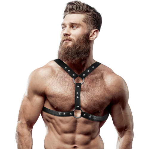 Arnés FETISH SUBMISSIVE ATTITUDE - vegansko usnje