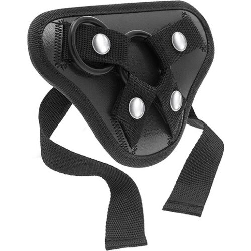 Pas S Pleasures 2 Ring Harness z dodatno stimulacijo