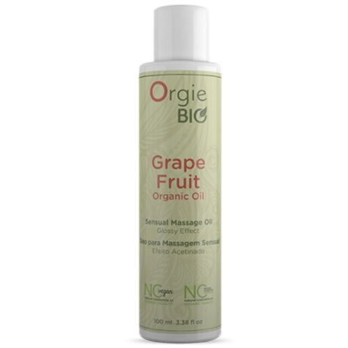 Olje za masažo Orgie Bio Grapefruit 100ml z naravno aromo