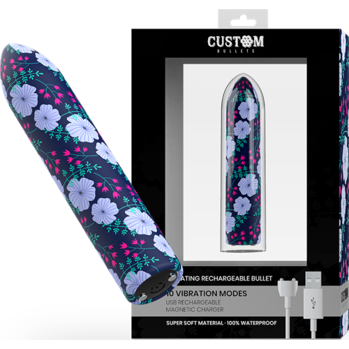 Vibrator Custom Bullets Spring z 10 intenzivnostmi