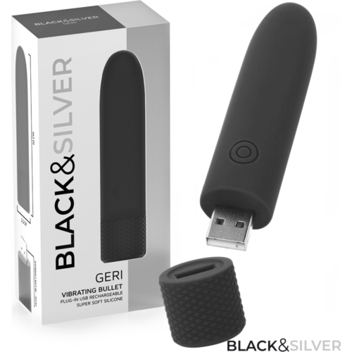 Vibracijska kroglica BLACK&SILVER GERI z 8 načini vibracije