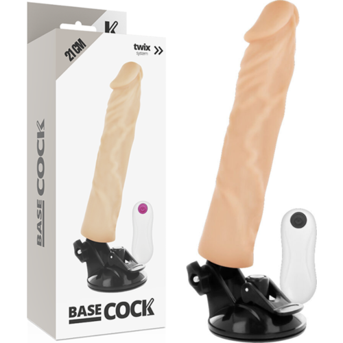Vibrator Basecock 21 cm z daljinskim upravljalnikom