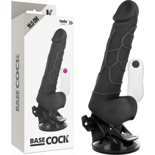 Vibrator BASECOCK 19.5 cm z daljinskim upravljalnikom