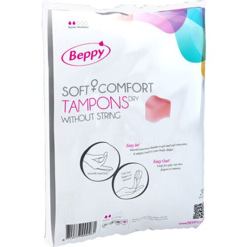 Tamponi Beppy 30 Uds brez vrvice za zaščito med menstruacijo