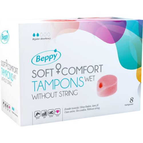 Tamponi Beppy Soft Comfort brez vrvice za menstruacijo
