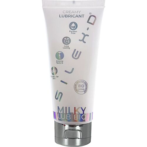 Lubrikant SILEXD Milky Lub Bio 100 ml - krema, ki posnema semen