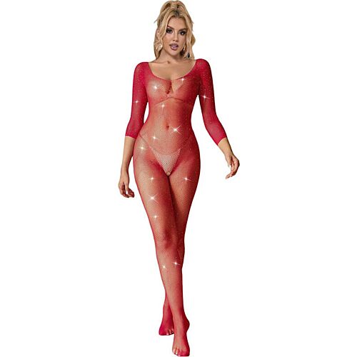 Bodystocking SUBBLIME 952419 z mrežo in diamanti