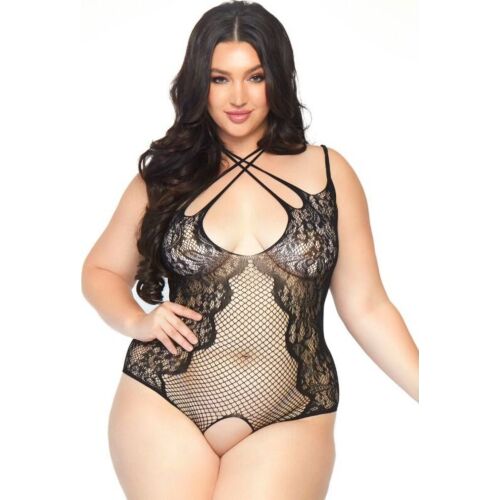 Body Leg Avenue 1X-2X z odprtino