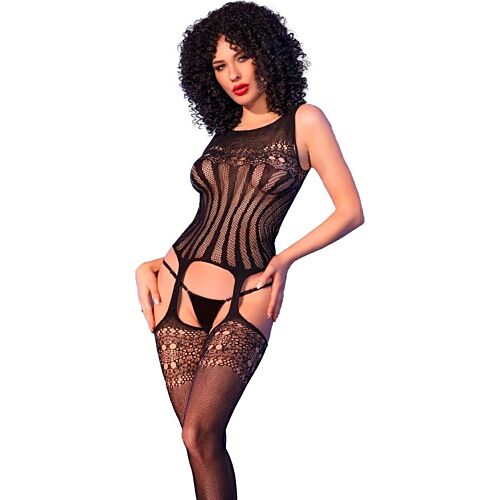 Bodystocking Chilirose CR 4855 z integriranimi nogavicami