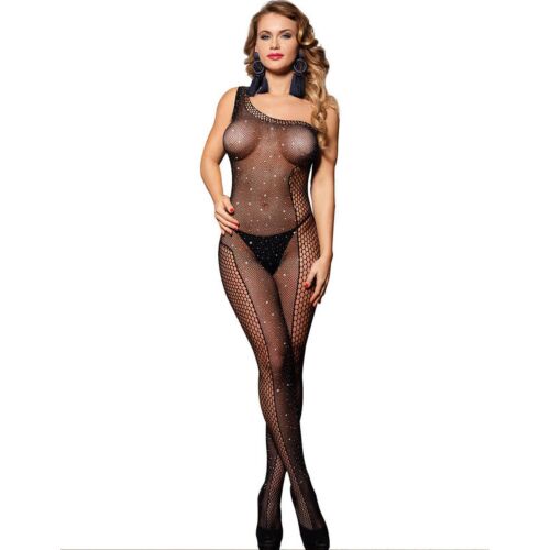 Bodystocking SUBBLIME 952037 z asimetričnim dizajnom