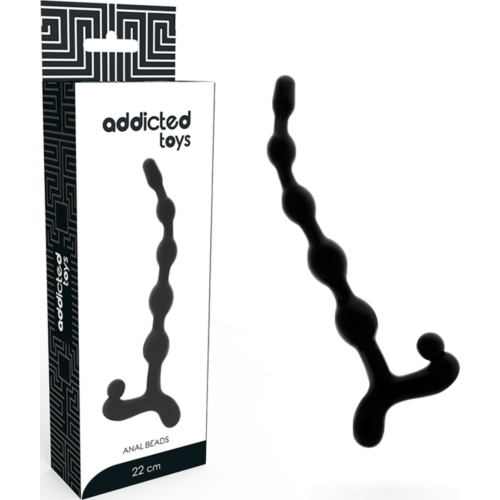 Analne kroglice ADDICTED TOYS 22 CM z obročem