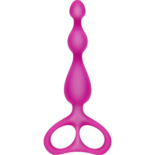 Analne kroglice Pleasures Shorty Plum za začetnike