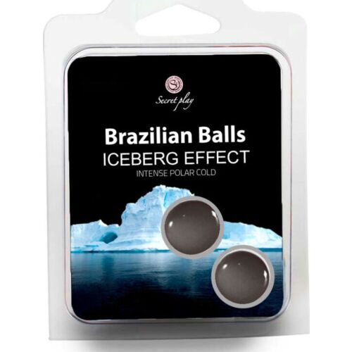 Lubrikant Secret Play Brazilian Balls z učinkom Iceberg
