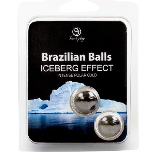 Lubrikant Secret Play Brazilian Balls z učinkom Iceberg