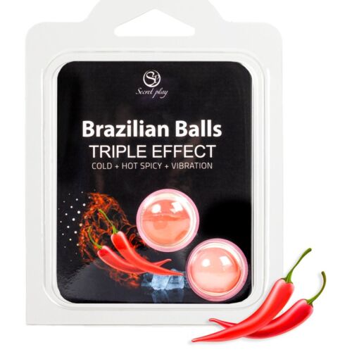 Lubrikant SECRETPLAY Brazilian Balls s trojnim učinkom