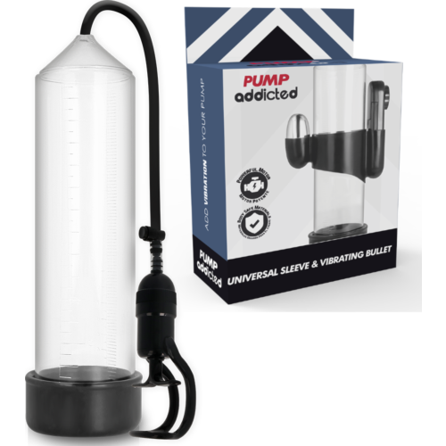 Bomba Penis Pump Addicted RX5 z vibracijami in vakuumom