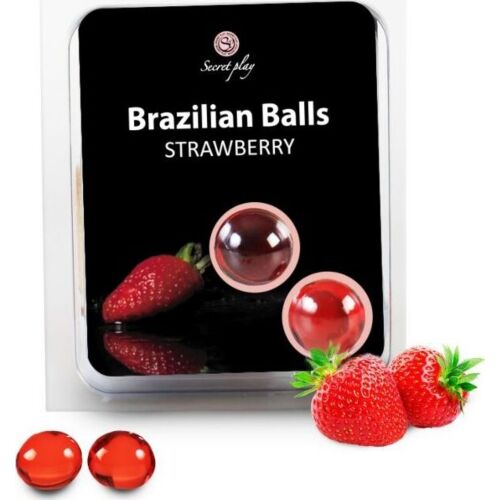 Bolas Secretplay Brazilian Balls z okusom jagod