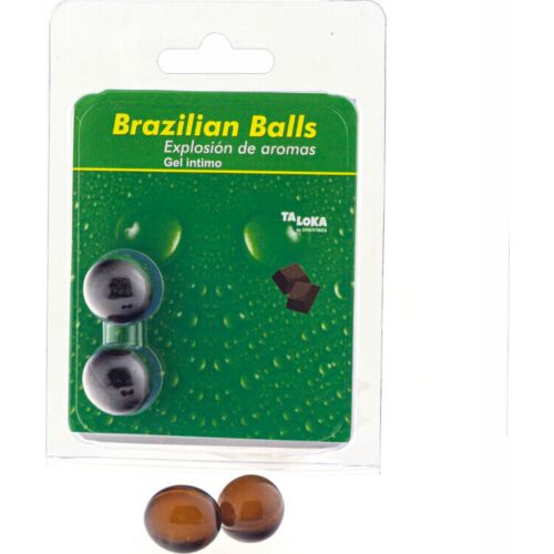 Brazilske Žoge Taloka z Lubrikantom Čokolade