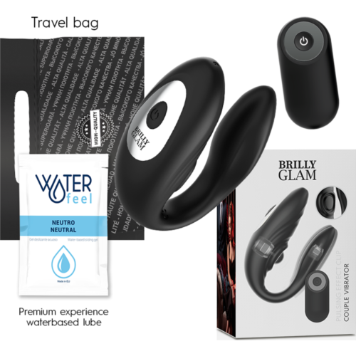 Vibrator Brilly Glam Couple Pulsing s kontrolo na daljavo