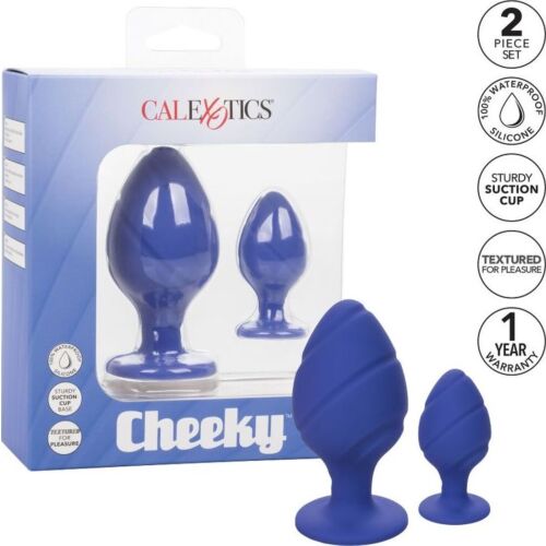 Analni plug CALEXOTICS Cheeky z edinstveno teksturo