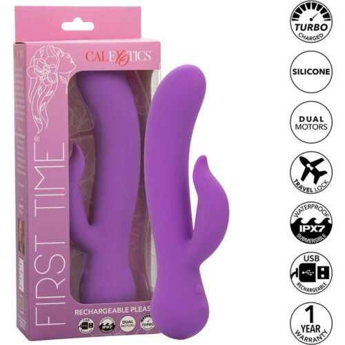 Vibrator CALEXOTICS First Time z dvojno stimulacijo
