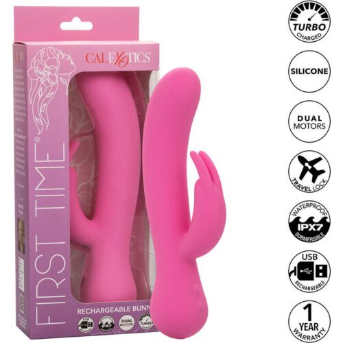 Vibrator CALEXOTICS First Time z dvojno stimulacijo