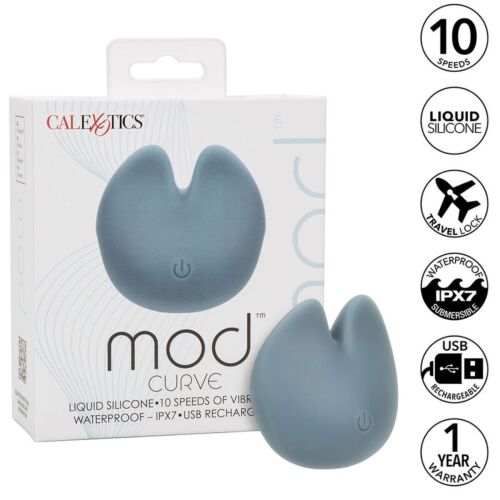 Vibrator CALEXOTICS Mod Curve z dvojno stimulacijo
