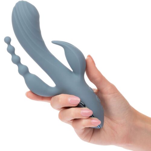 Vibrador CALEXOTICS Triple Éxtasis s trojno stimulacijo