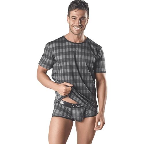 Camiseta ANAIS MEN AEGIS s karirastim vzorcem