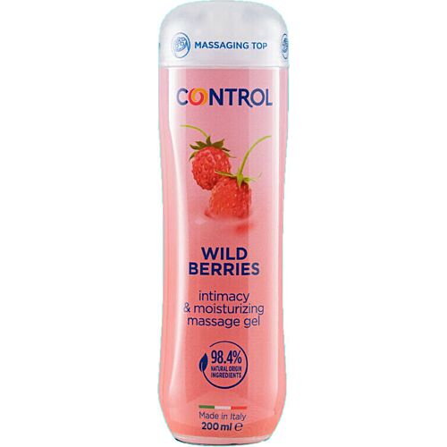 Gel za masažo Control Wild Berries z masirajučimi kroglami