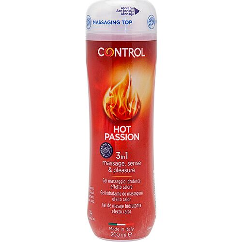 Gel 3 v 1 Control Hot Passion z učinkom toplote
