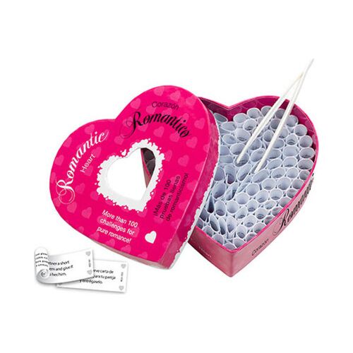 Igrače za pare Corazón Romántico Tease & Please z 100 izzivi