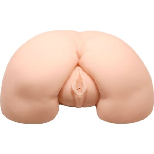 Masturbator CRAZY BULL z vibracijo in dvema odprtinama