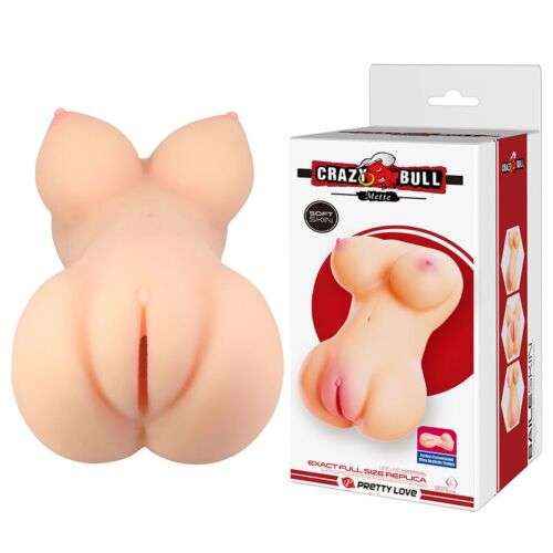 Masturbator CRAZY BULL z realističnim oblikovanjem