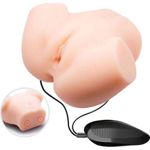 Masturbator CRAZY BULL z dvojno vibracijo za realističen občutek