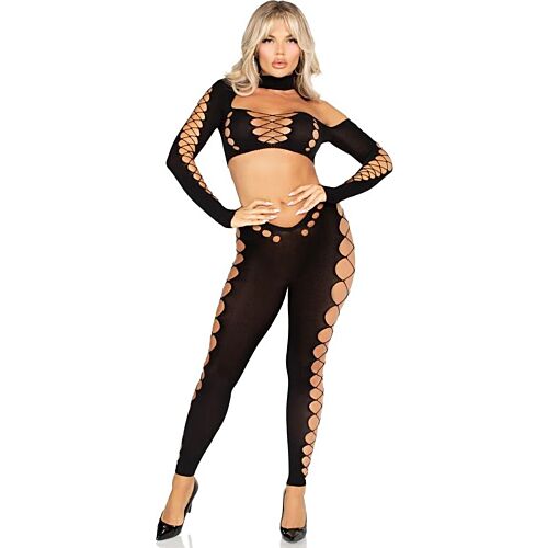 Komplet Lingerie Leg Avenue Seamless Cut-Out z izrezi