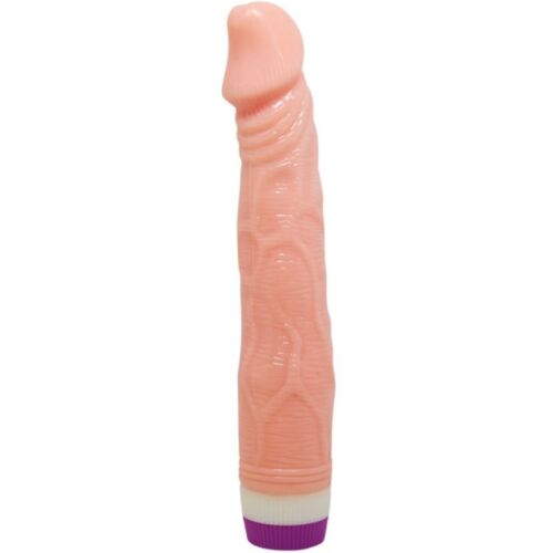Vibrator BAILE NATURAL REALISTIC VIBRATOR 22 CM z več hitrosti