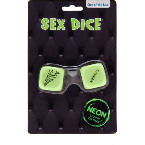 Fluorescentni kocki Out Of The Blue z britanskim besedilom